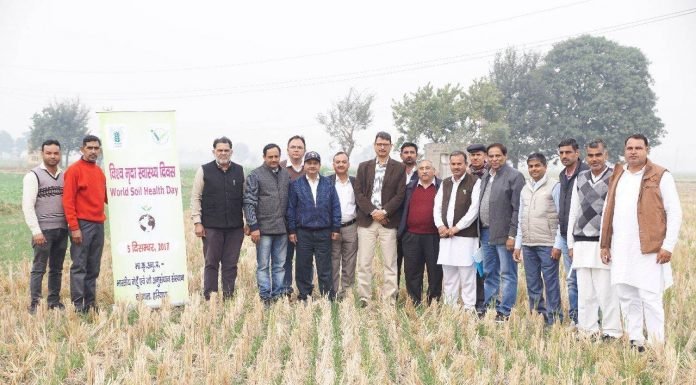 विश्व मृदा स्वास्थ्य दिवस – किसानों को वैज्ञानिक पद्धति से खेती करने की सलाह दी गई