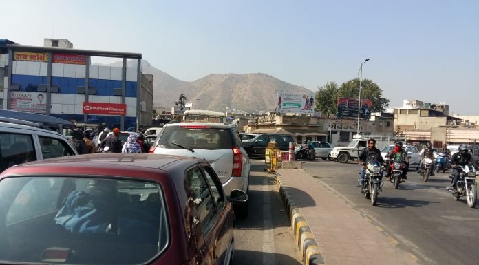 अजमेर – बढ़ते यातायात से शहर में हर वक्त जाम के हालात