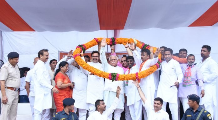 करनाल – हमने प्रदेश में व्यवस्था का सुधारीकरण व सरलीकरण किया : मुख्यमंत्री मनोहर लाल