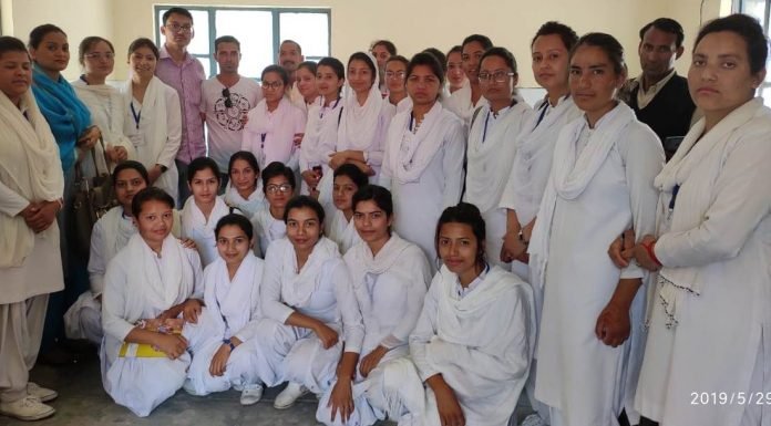 कुल्लू-क्रिश्चियन नर्सिंग कॉलेज की छात्राओं ने की शैक्षिक यात्रा