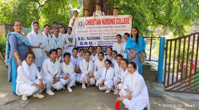 कुल्लू-क्रिश्चियन नर्सिंग कॉलेज की छात्राओं ने ली वॉटर प्यूरिफिकेशन की जानकारी