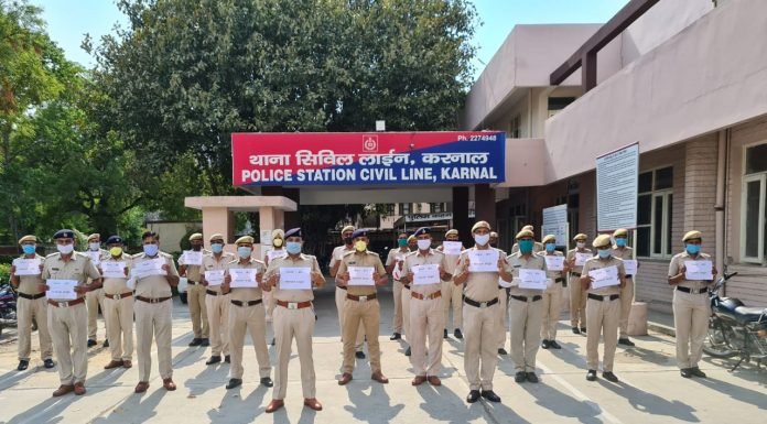Karnal – मैं भी हरजीत सिंह मुहिम के साथ करनाल पुलिस