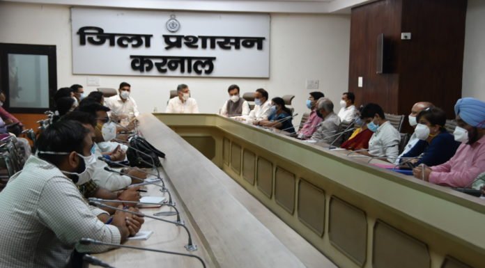 करनाल – जिले में ऑक्सीजन, दवाई, बेडों की कोई कमी नहीं, लोग पैनिक न बनाएं : मंत्री कंवरपाल गुर्जर