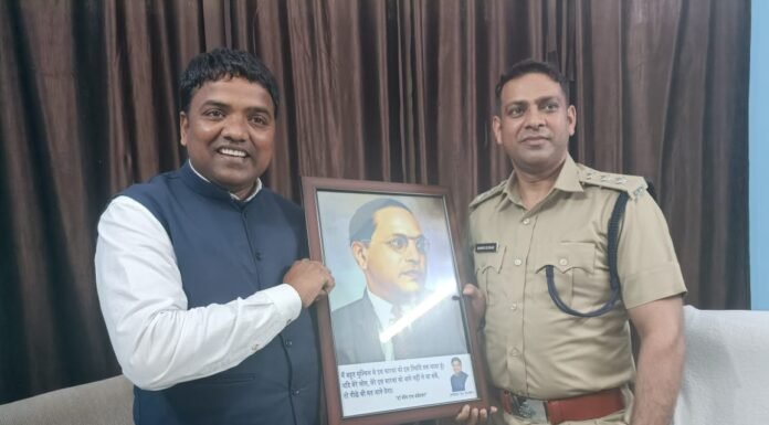 करनाल- नवनियुक्त डीएसपी घरौंडा मनोज कुमार का किया स्वागत