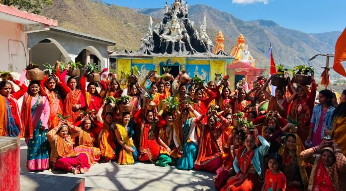 नैनीताल -ऐतिहासिक दुर्गा पुरी धाम दुर्गा मंदिर में संगीतमय श्रीमद् देवी भागवत महापुराण का हुआ श्री गणेश