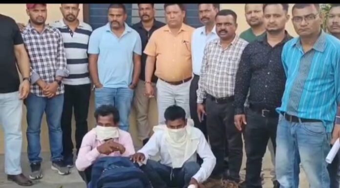 नैनीताल -दुर्लभ जीव के शल्क के साथ दो वन्य जीव तस्कर गिरफ्तार