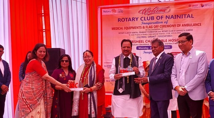 नैनीताल-केन्द्रीय मंत्री अजय भट्ट ने मेहरागांव में अस्पताल का किया शुभारंभ