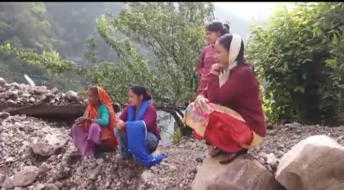 नैनीताल – रामगढ़ के हली गाँव में पहाड़ी से आए मलबे से 6 मवेशियों की मौत