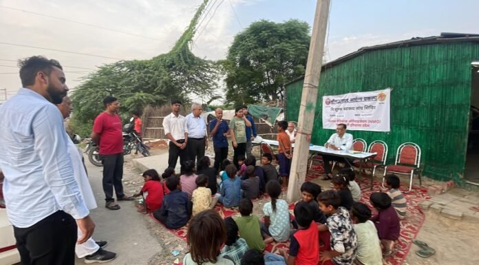 करनाल -श्रीमद् भागवतआरोग्य प्रकल्प के तहत नेशनल मेडिकोज व सेवा भारती द्वारा लगाया गया निशुल्क मेडिकल कैंप