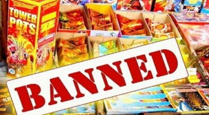 करनाल-दिवाली से पहले पटाखों की बिक्री व उनके इस्तेमाल पर बैन