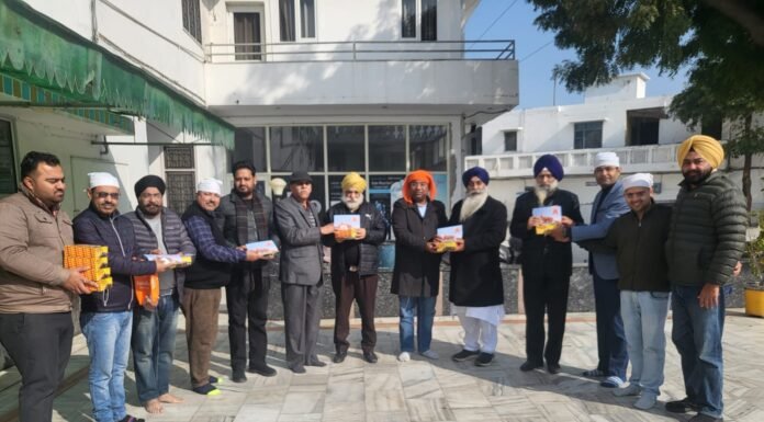 करनाल- प्रभु श्री रामलला प्राण प्रतिष्ठा कार्यक्रम केवल मंदिरों में ही नहीं बल्कि गुरुद्वारों में भी मनाया जाएगा