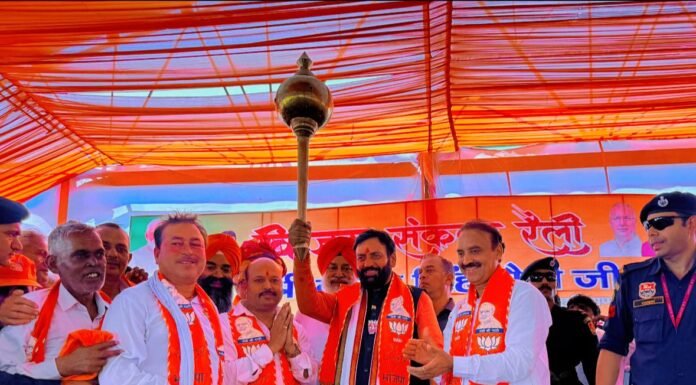 करनाल -कांग्रेस ने देश को गरीबी में धकेलने का काम किया : नायब सैनी