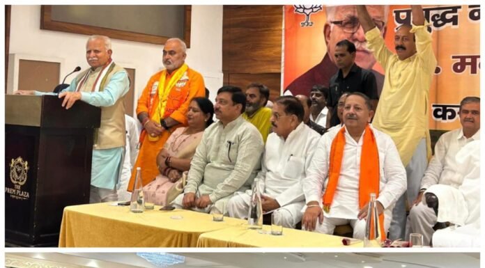 करनाल -रोजगार और औद्योगिक दृष्टि से करनाल को भी बनाया जाएगा आईएमटी शहर : मनोहर लाल