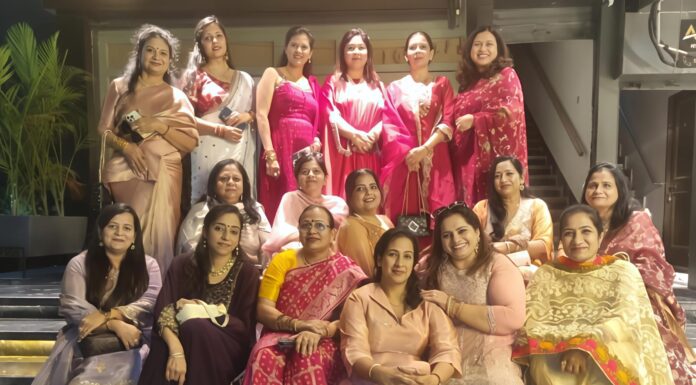 करनाल-भारत विकास परिषद्, कर्ण शाखा की महिला विंग ने धूमधाम से मनाया करवा चौथ का पर्व