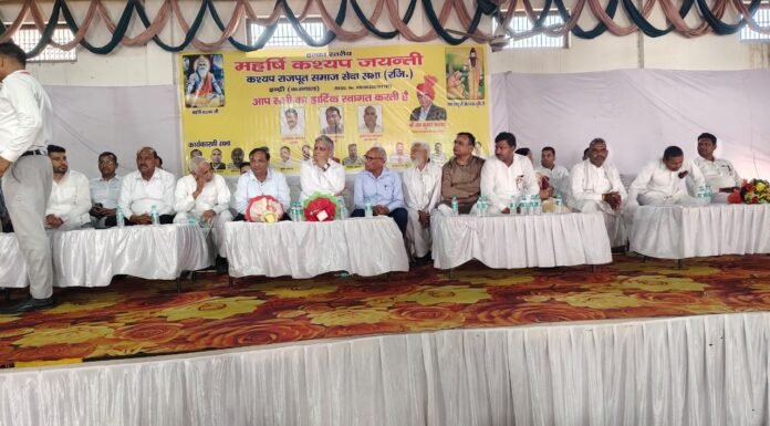 इंद्री – सारा समाज मिलजुलकर एकजुट रहने का ले संकल्प : अनूप भारद्वाज