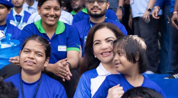 मुंबई -रिलायंस फाउंडेशन का ESA मैच बना 20 हजार बच्चों की खुशियों का मैदान