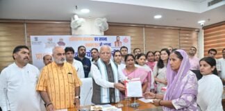 करनाल -प्रधानमंत्री आवास योजना-शहरी 2.0 से पात्र परिवारों को मिलेगा अपना आशियाना: मनोहर लाल