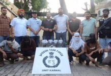 करनाल – एसटीएफ ने पंजाबी सिंगर दिलजीत दोसांझ के मैनेजर के घर फायरिंग करने वाले समेत 5 शूटरों को पकड़ा