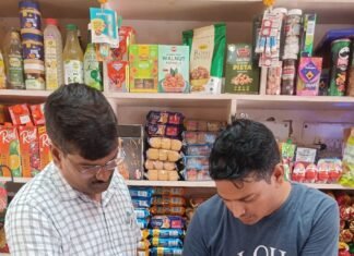 नैनीताल- खाद्य सुरक्षा विभाग की बड़ी कार्रवाई, खाद्य पदार्थों के नमूने लिए गए