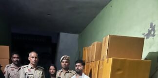करनाल -पुलिस ने अवैध पटाखों समेत आरोपी किया काबू