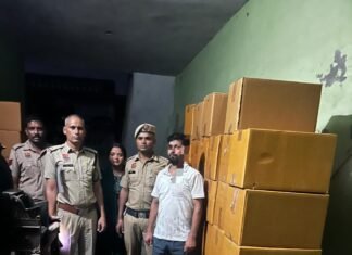 करनाल -पुलिस ने अवैध पटाखों समेत आरोपी किया काबू