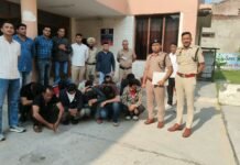 करनाल – पुलिस ने 14 सट्टेबाजों को पकड़ा